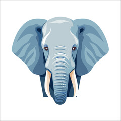 CARTOON ELEPHANT ELEMENT STICKER EDUCATION