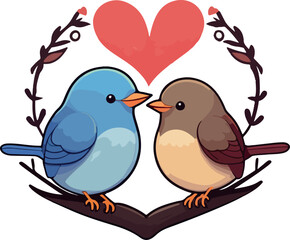 Set of vectors for Valentine's day. Watercolor hearts and lovers. Significant other.