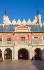 Fototapeta na wymiar Entrance gate of the historic castle in Lublin, Poland