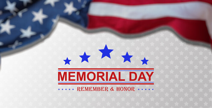 Memorial Day Card, Background, Happy Memorial Day Banner, poster card, Vector Illustration.