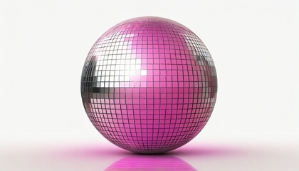 Fototapeta na wymiar pink disco ball