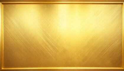 golden metal shiny empty surface yellow shining metallic background gold sheet backdrop close up decorative bright sparkling texture art holiday design element luxury frame concept copy space