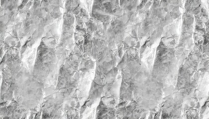 seamless frozen cracked ice block background overlay icy winter or cool summer refreshment backdrop silver shiny crumpled foil displacement bump or height map 3d rendering