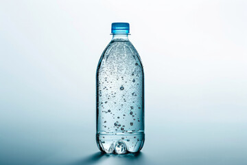 Naklejka premium Transparent Vessel Holding Clear Water