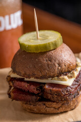 sandwich on a plate