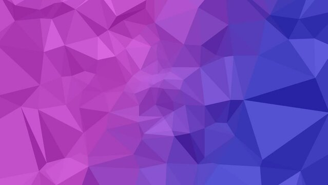 Spiral Dynamics: Low Poly Elegance in Motion - purple blue