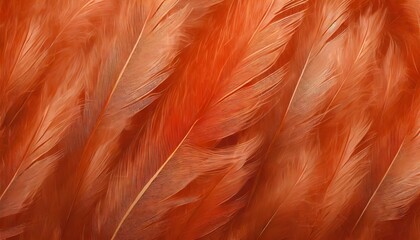 red orange feather texture pattern background