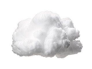 a white cloud on a white background - Powered by Adobe