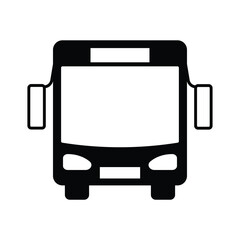 bus icon. Element of navigator signs for mobile concept and web apps. Thin line icon for website design and development, app development. Premium icon on white background
