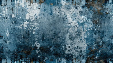 Fototapeta premium Raw Beauty, Abstract Gray and Blue Composition