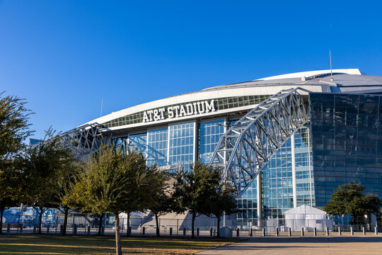 AT&T Stadium, completed in 2009, is home to the NFL Dallas Cowboys Football Team.