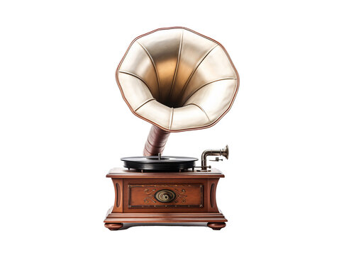 a close up of a gramophone