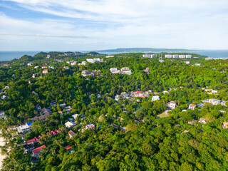 Fototapeta na wymiar Bandar Seri Begawan Aerial View. Bandar Seri Begawan, the capital of Brunei Darussalam. Borneo. Southeast Asia.