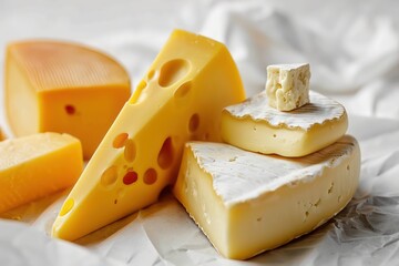 cheese isolated on white background