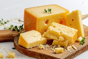 cheese isolated on white background