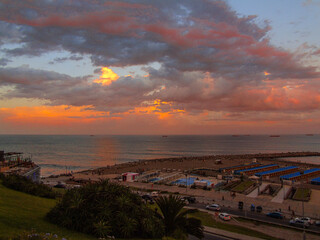 Atardecer en la playa
