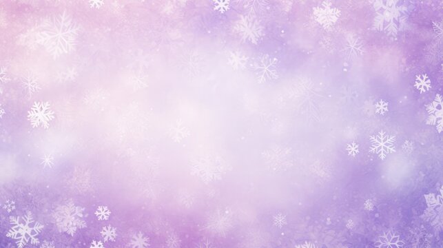 Watercolor painted abstract background with snowflakes. Winter concept.
