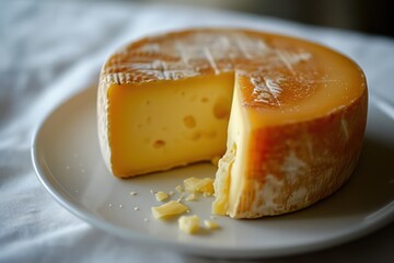 cheese isolated on white