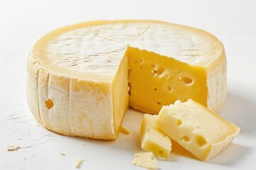 cheese isolated on white