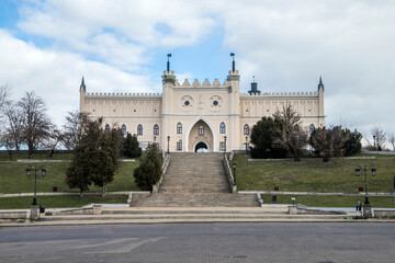 Lublin castle in Lublin. Neo-gothic fortress