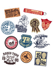 labels, stickers, for clothing and accessories