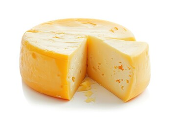 cheese isolated on white