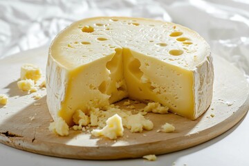 cheese isolated on white