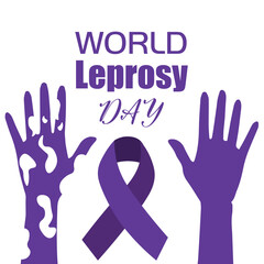 Awareness banner for World Leprosy Day