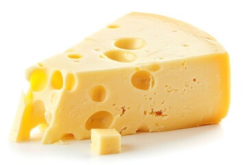 cheese isolated on white