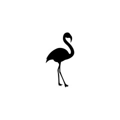 Flamingo icon isolated on white background