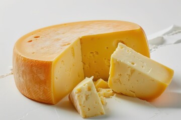 cheese isolated on white background