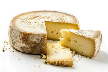 cheese isolated on white background