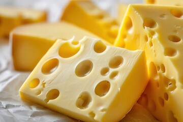 cheese isolated on white background