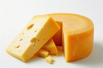 cheese isolated on white background