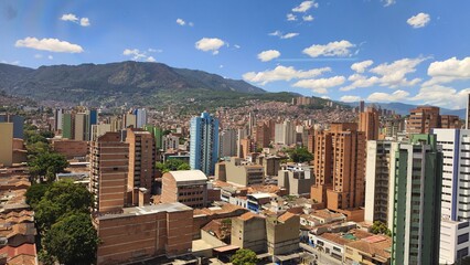 Colombian Buildings Medellin