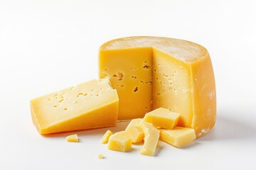 cheese isolated on white background