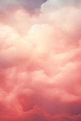 Ruby sky with white cloud background