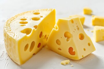 cheese isolated on white background