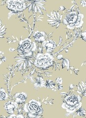 Profiled designs for home textile or wallpaper