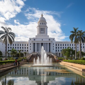 Mozambique capital nice parliament images Generative AI