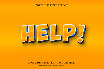 Help! editable 3d text effect for vector illustration 
