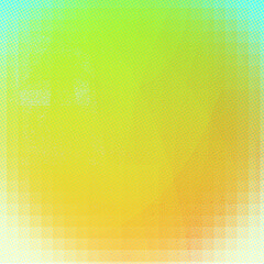 Green and orange mixed gradient color square background with lines with blank space for Your text or image, usable for social media, story, banner, poster, Ads, events, party, and various design works
