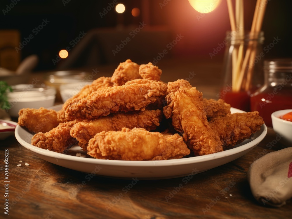 Wall mural Buttermilk Chicken Strip