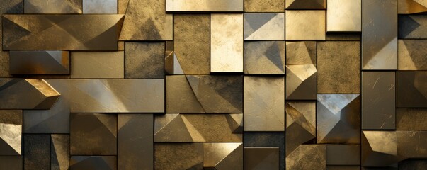 Shiny brass wall texture - obrazy, fototapety, plakaty
