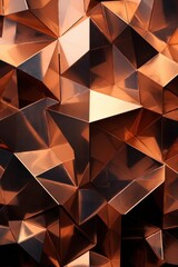 Shiny copper wall texture