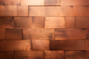 Shiny copper wall texture