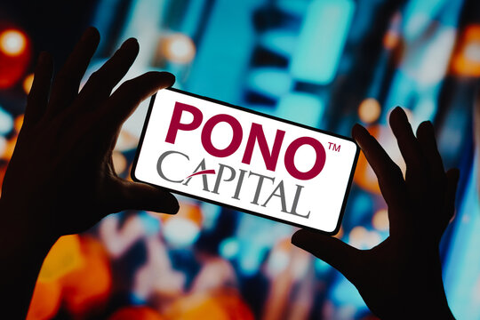 January 10, 2024, Brazil. In this photo illustration, the Pono Capital Three, Inc. logo is displayed on a smartphone screen.