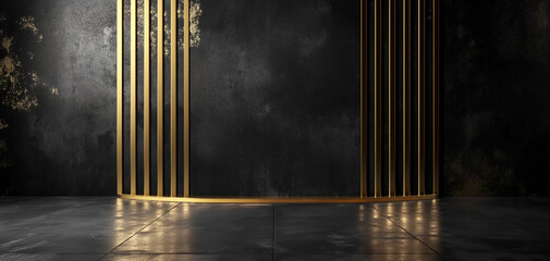 black_gold_luxury_3d_wallpaper_corporate_minimalist