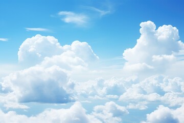 Naklejka na ściany i meble Slate sky with white cloud background