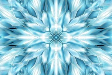 Symmetric aquamarine square background pattern